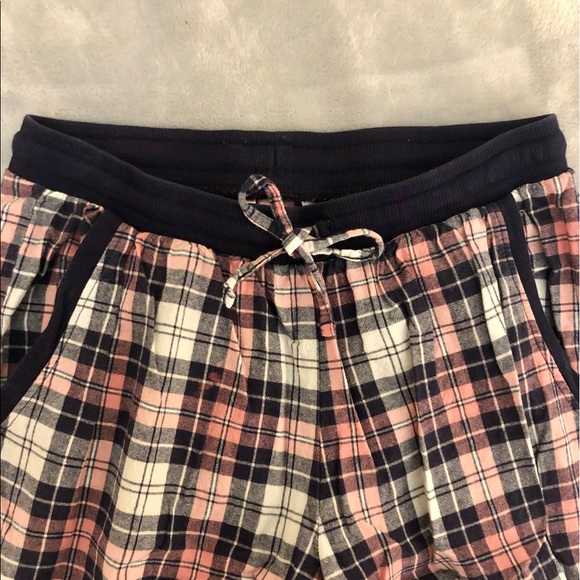 la Vie en Rose Navy Blue, Pink, & White Pyjama Bottoms Size S - Picture 4 of 7